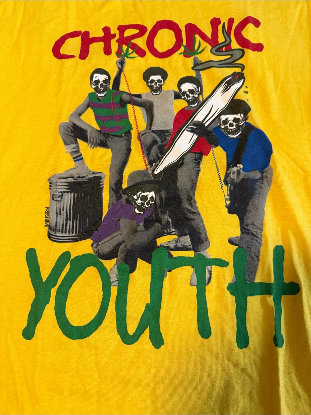 Freshjive Chronic Youth - Pass the Dutchie - RETRO 2007 VINTAGE T-Shirt